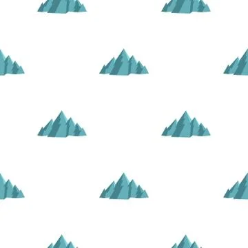 Mountain pattern seamless Stock Illustration