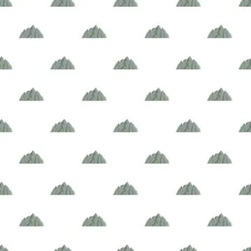 Mountain pattern seamless Stock Illustration