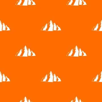 Mountain pattern seamless Stock Illustration