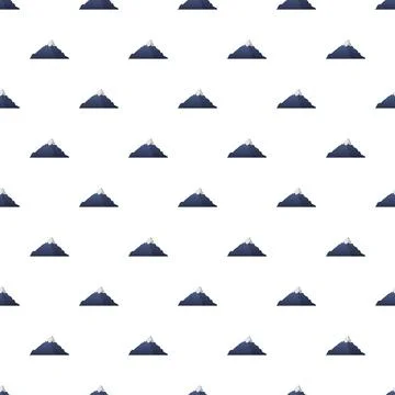 Mountain pattern seamless Stock Illustration