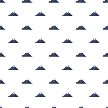 Mountain pattern seamless vector Illustrazione stock