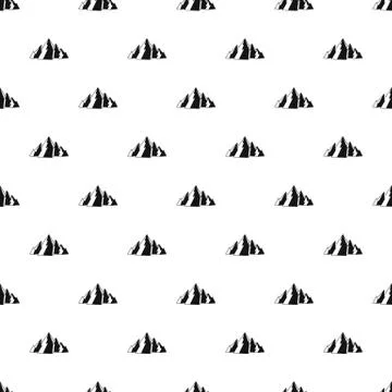 Mountain pattern vector Stock Illustration
