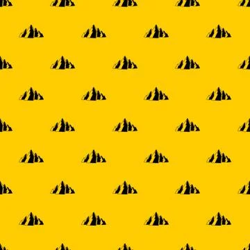 Mountain pattern vector Illustrazione stock