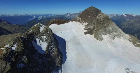 Mountain Peak - Aerial view Stock Footage 67633488