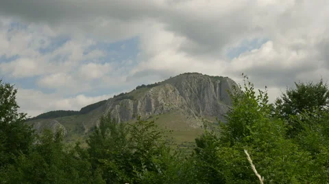 Mountain Peak in the Distance Stock Footage 52211646