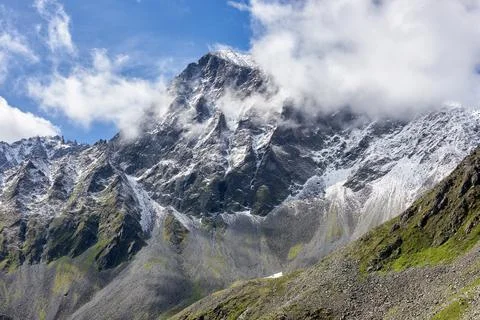 Mountain peak in Eastern Siberia Stock Photos