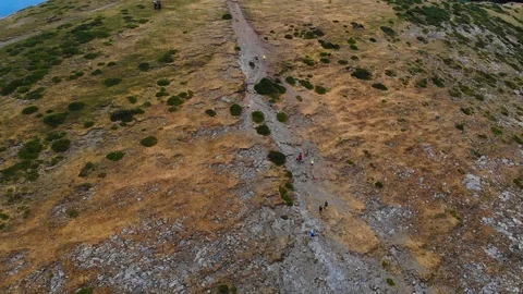 Mountain Peak Gathering 스톡 동영상 114185173