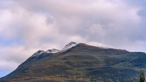 Mountain peak in Norway Stock Footage 118147832