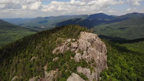 Mountain Peak Orbit Shot Video stock 145938404