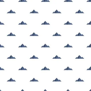 Mountain peak pattern seamless Stock Illustration