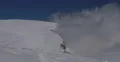 Mountain Peak Slope Clouds Formation Snow Capped Snowy Covered Winter Landscape 4k or 4k+ Resolution
