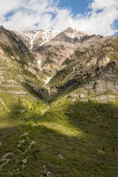 Mountain Peak in the Summer Foto stock