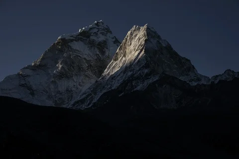 Mountain Peak Sunrise Stock Footage 110922805