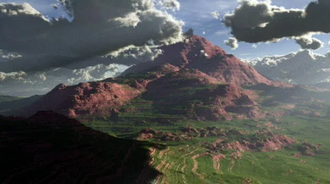 Mountain Peak Time Lapse Stock Footage 558718