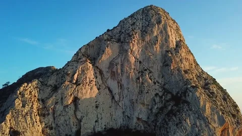 Mountain peak view Stock Footage 239541569