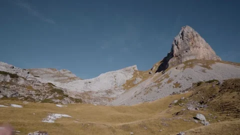 Mountain Peak wide Stock Footage 195287606