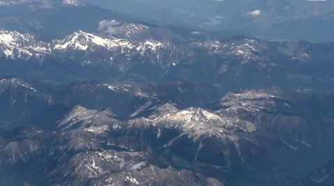 Mountain peaks aerial Stock Footage 54806358