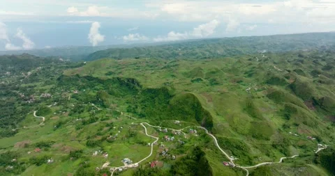 Mountain peaks covered with forest from above. Stock Footage 301185970