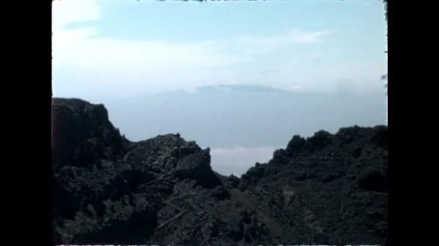 Mountain Peaks in the Distance Stock Footage 278167442