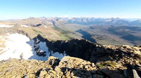 Mountain peaks Stock Footage 1086141