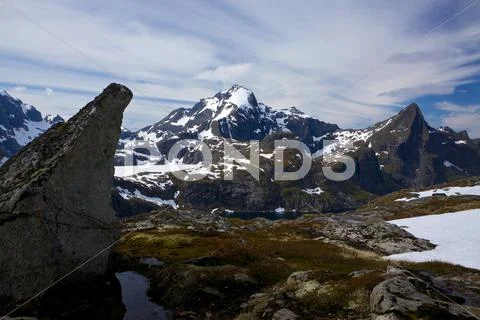Mountain peaks Stock Photos