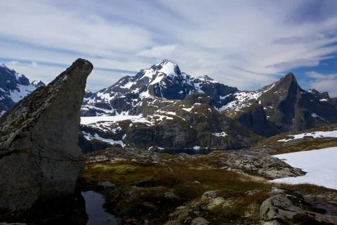 Mountain peaks Stock Photos