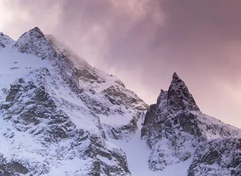 Mountain peaks Stock Photos