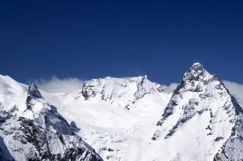 Mountain peaks Stock-Fotos