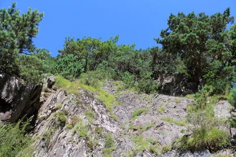 Mountain peaks Foto stock