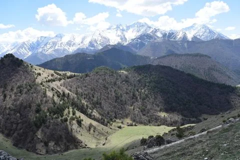 Mountain peaks Foto stock