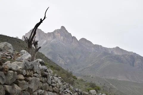 Mountain peaks Foto stock