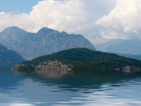 The mountain peaks Stock-Fotos
