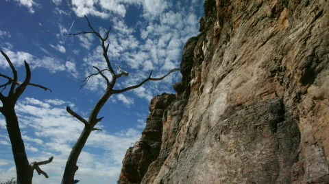 Mountain Peaks in remote Australia Stock Footage 375692