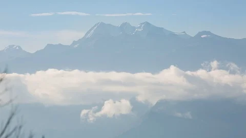 Mountain Peaks of Sierra de Santa Marta Range, Pico Cristobal Colon, Colombia Stock Footage 101064993