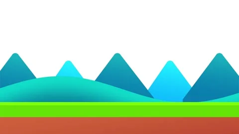 Mountain Peaks with Vibrant Base Stock Footage 335633280
