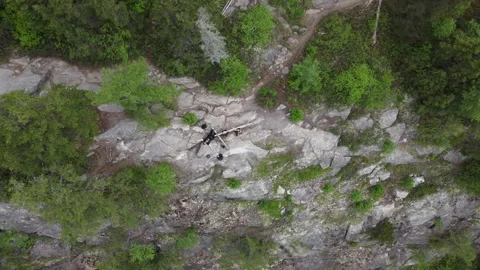 Mountain Pedestal Shot Stock Footage 158179628