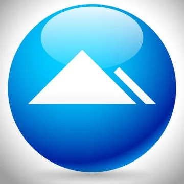 Mountain Peek Icon Illustrazione stock