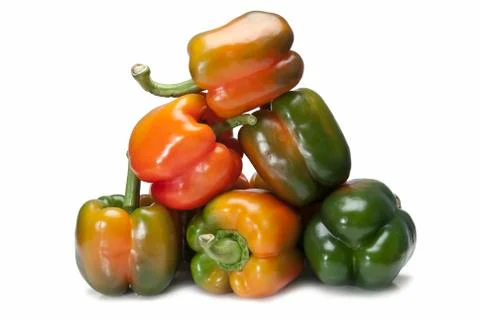 Mountain of peppers. Stock Photos