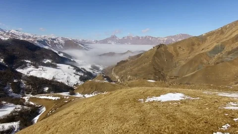 Mountain perfect flight Stock Footage