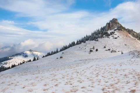 Mountain perspective Stock-Fotos