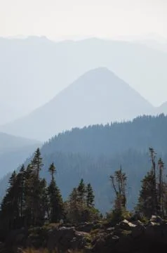 Mountain Perspective Stock Photos