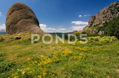 Mountain plateau, crimea, ukraine Stock Photos