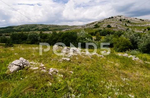Mountain plateau, crimea, ukraine Stock Photos
