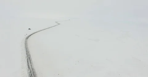 Mountain plateau Snow 11 Stock Footage 82118083