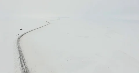 Mountain plateau Snow 16 Stock Footage 82118043