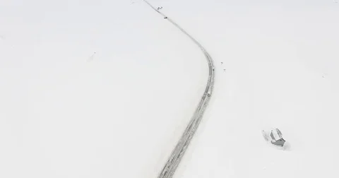 Mountain plateau Snow 8 Stock Footage 82117841