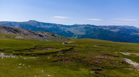 Mountain plateau view Stock Photos