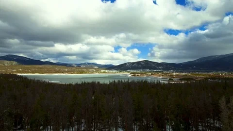Mountain pond landscape timelapse Stock Footage 74091175