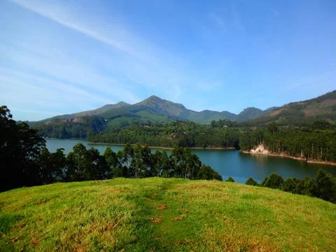 Mountain pond Stock Photos