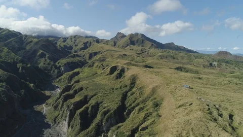 Mountain province in the Philippines, Pinatubo. Stock Footage 89996236